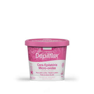 Cera de Micro-Ondas Depilflax Rosas 100g