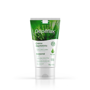 Como realizar uma epilação segura e eficaz em peles mais sensíveis! 3 Creme Depilatório Depilflax Corporal Aloe Vera100g