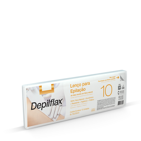 IMG Depilflax Folhas Descartaveis 0002 IMG Depilflax Lencos para Depilacao 10 unid