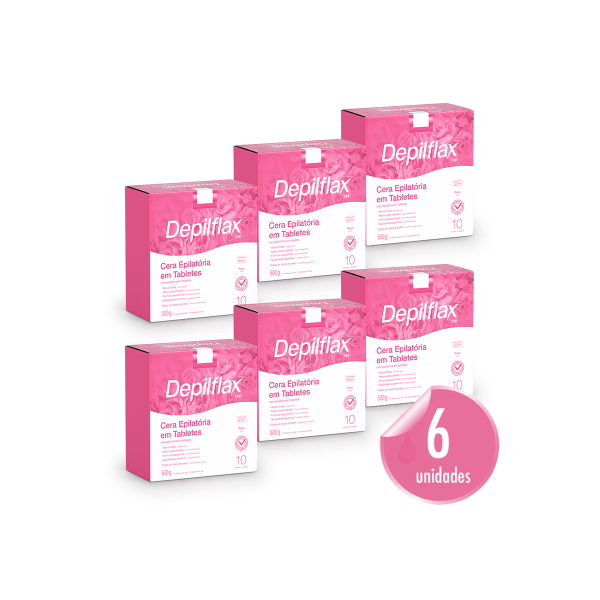 KIT IMG Depilflax Cera Quente 500g Rosa
