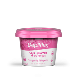 Cera Microondas Rosas Depilflax 200g