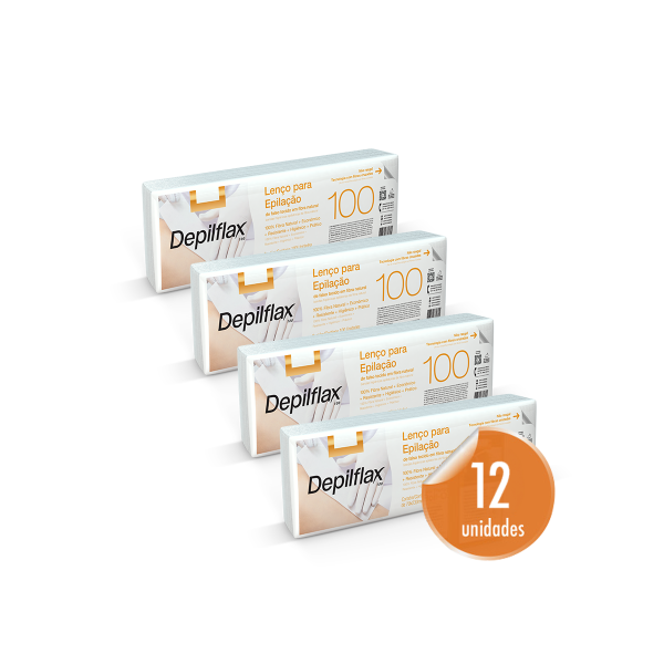 IMG Depilflax Descartaveis Lencos para Depilacao 100 Unidades 1200 x