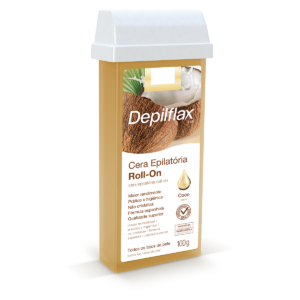 Cera Refil Roll On Depilflax Coco 100g
