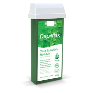 Cera Refil Roll On Depilflax Hortelã 100g