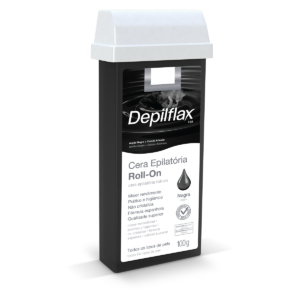 Cera Refil Roll On Depilflax Negra 100g